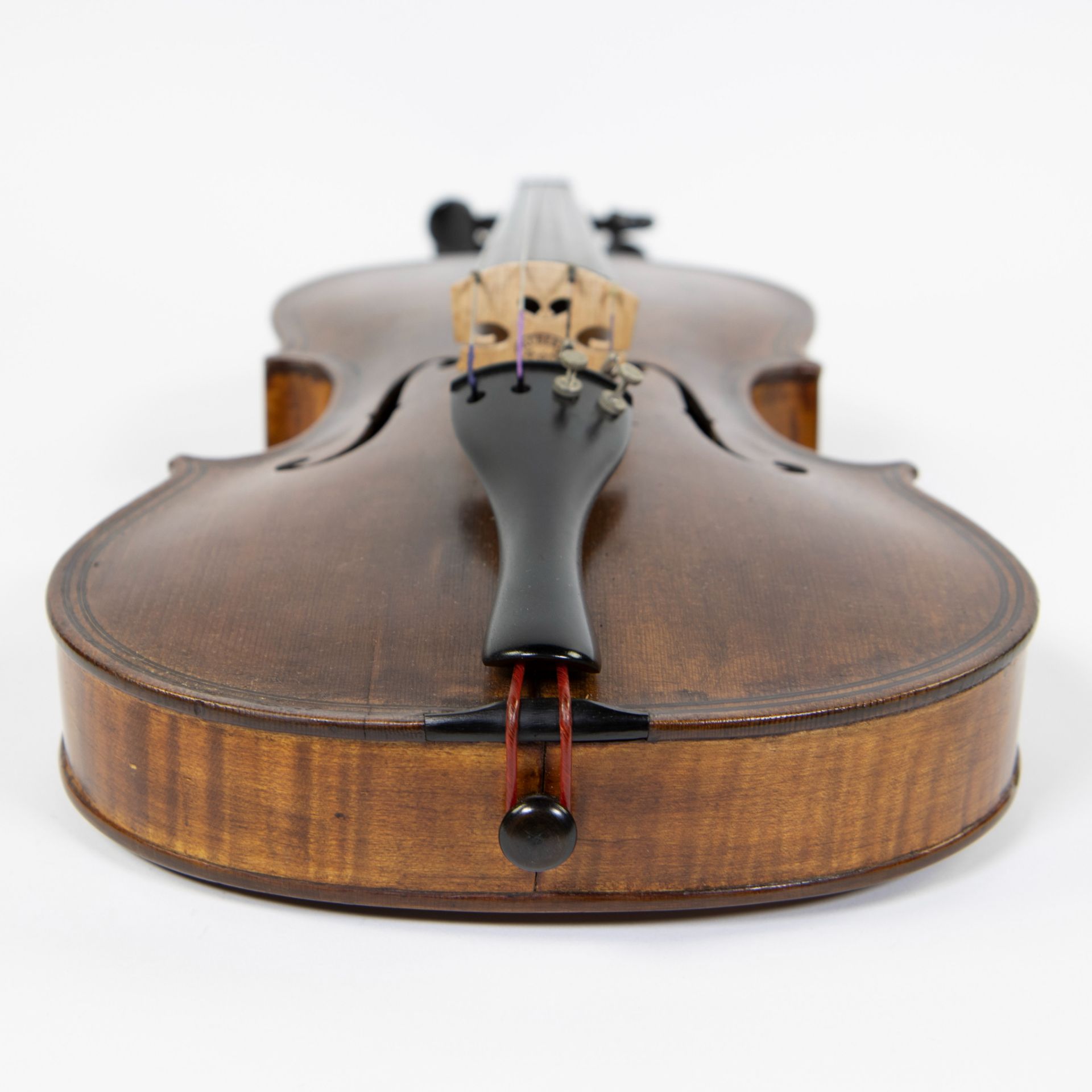 Violin copy Giovani Magini, double inlay top, 373mm, case incl - Image 5 of 5