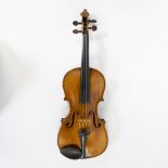 Violin no label, German, 362mm, wooden case