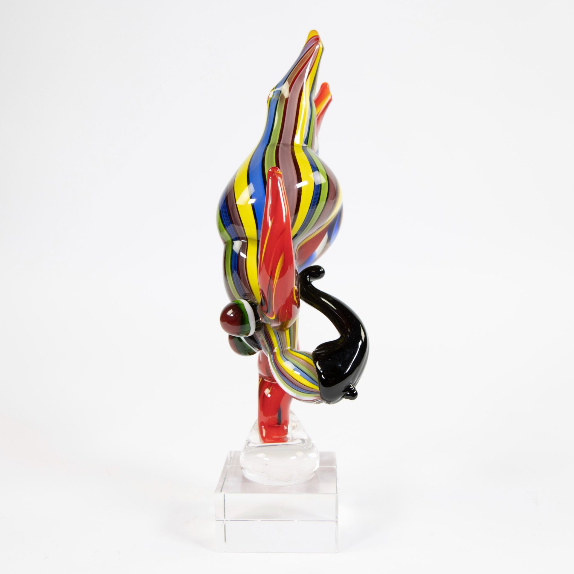 Murano glass sculpture in the style of Nikki De Saint-Phalle - Image 2 of 4