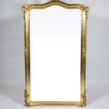 Gilded wall mirror