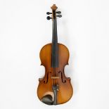 Violin no label, study violin, playable, 359mm, wooden case