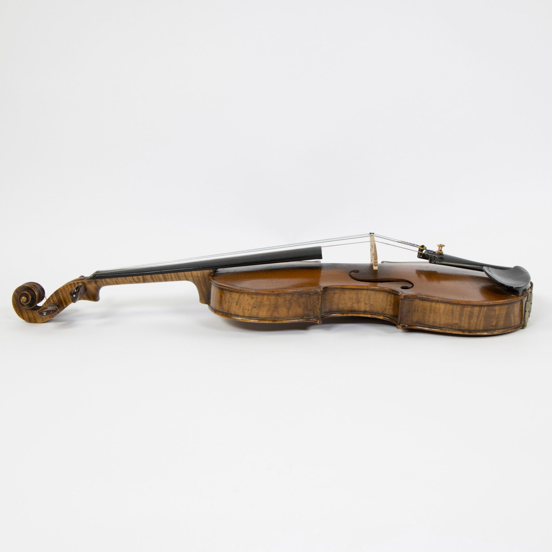 Violin 4/4, maker unknown, playable, case incl. - Image 2 of 5