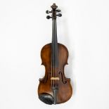 Violin copy, label Dominicus Montagnana Cremonae 1740, 356mm, case incl.