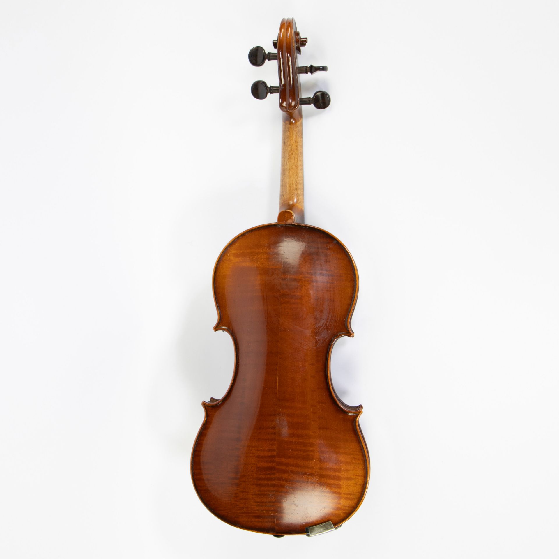 Violin label 'Laurent Bernier, Avenue Charles Duchêne, Mirecourt, 367mm, case incl. - Image 3 of 5