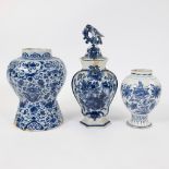 Collection of blue and white Delft 18th century