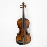 Violin copy Stainer, cracks top restored, 359mm, case incl.