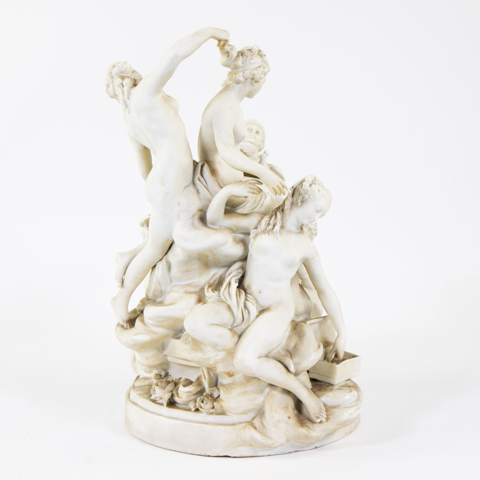 Biscuit group of Venus with putti and nymphs, model by Simon Louis Boizot (1743 - 1809) from the yea - Image 5 of 5