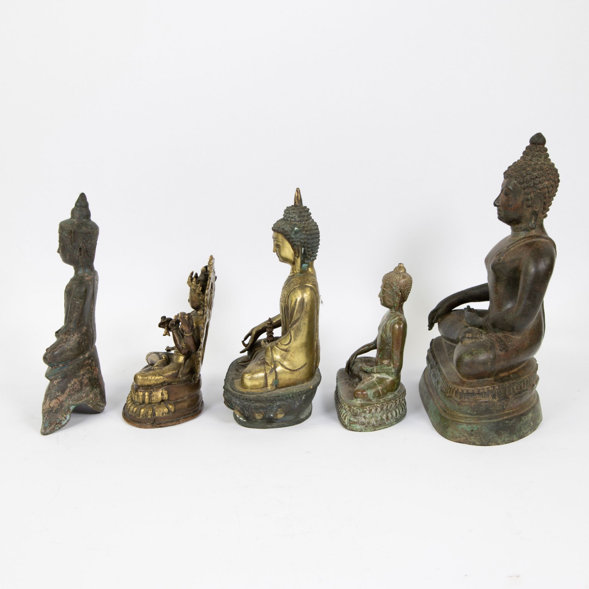 Collection of 5 Buddhas, Thailand - Image 3 of 5