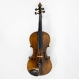 Violin Label 'Jocubus Stainer in Absam Prope Oenipontem', 363mm, case incl., 358mm, wooden case