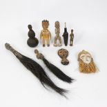Collection of traditional African objects