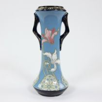 Art Nouveau vase Boch Keramis 240, marked.