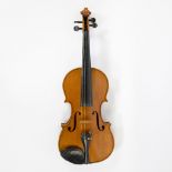 Violin German 3/4, label 'Schuster Paul, Markneukirchen, Ano ?', 353mm, wooden case