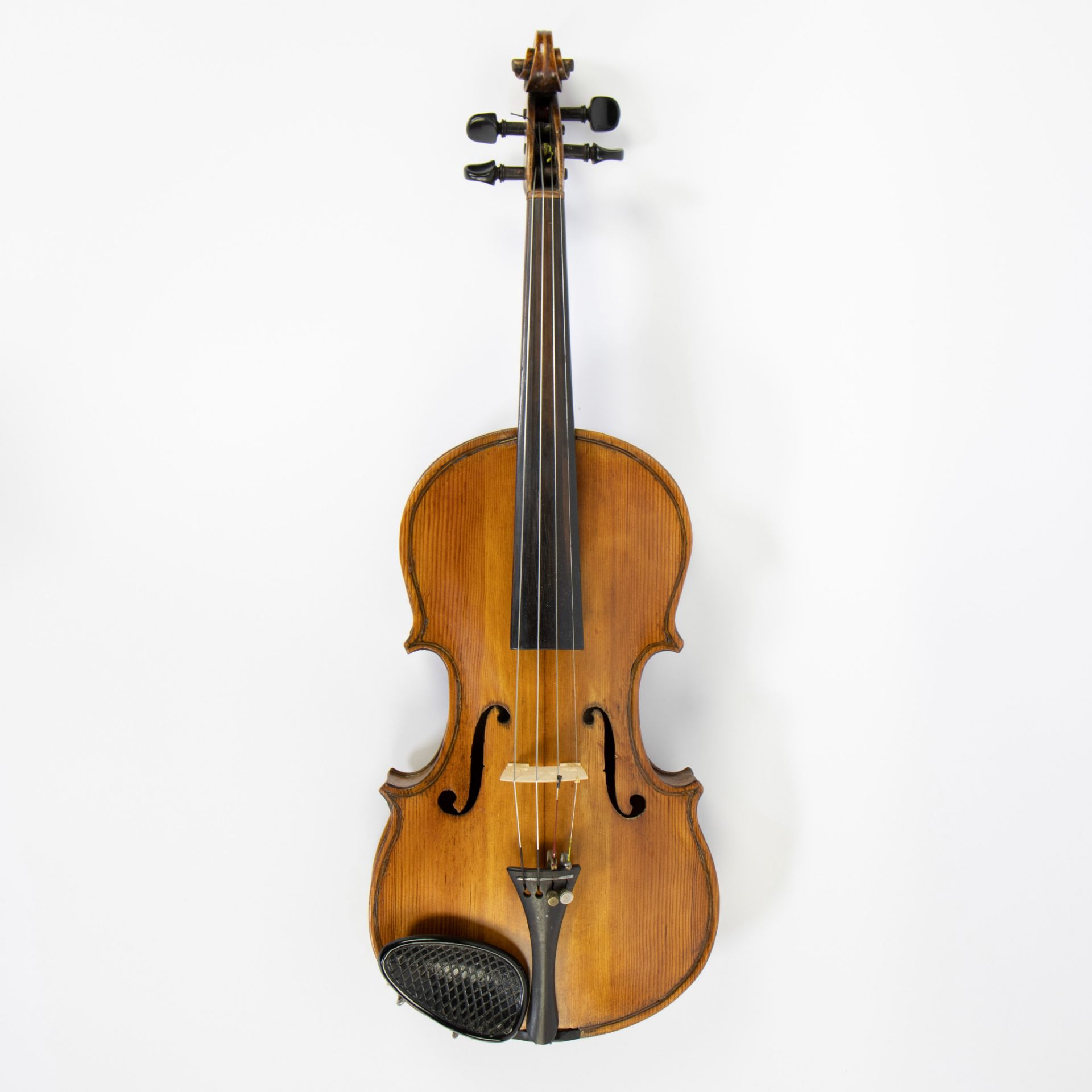 Violin Italian, label 'Corrado Gritti Candi, Cesare Candi, 1927' fire-stamp back inside 'C.Gritti',