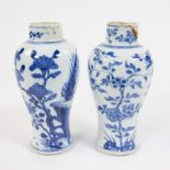 Two Kangxi porcelain vases, China, early 18th century