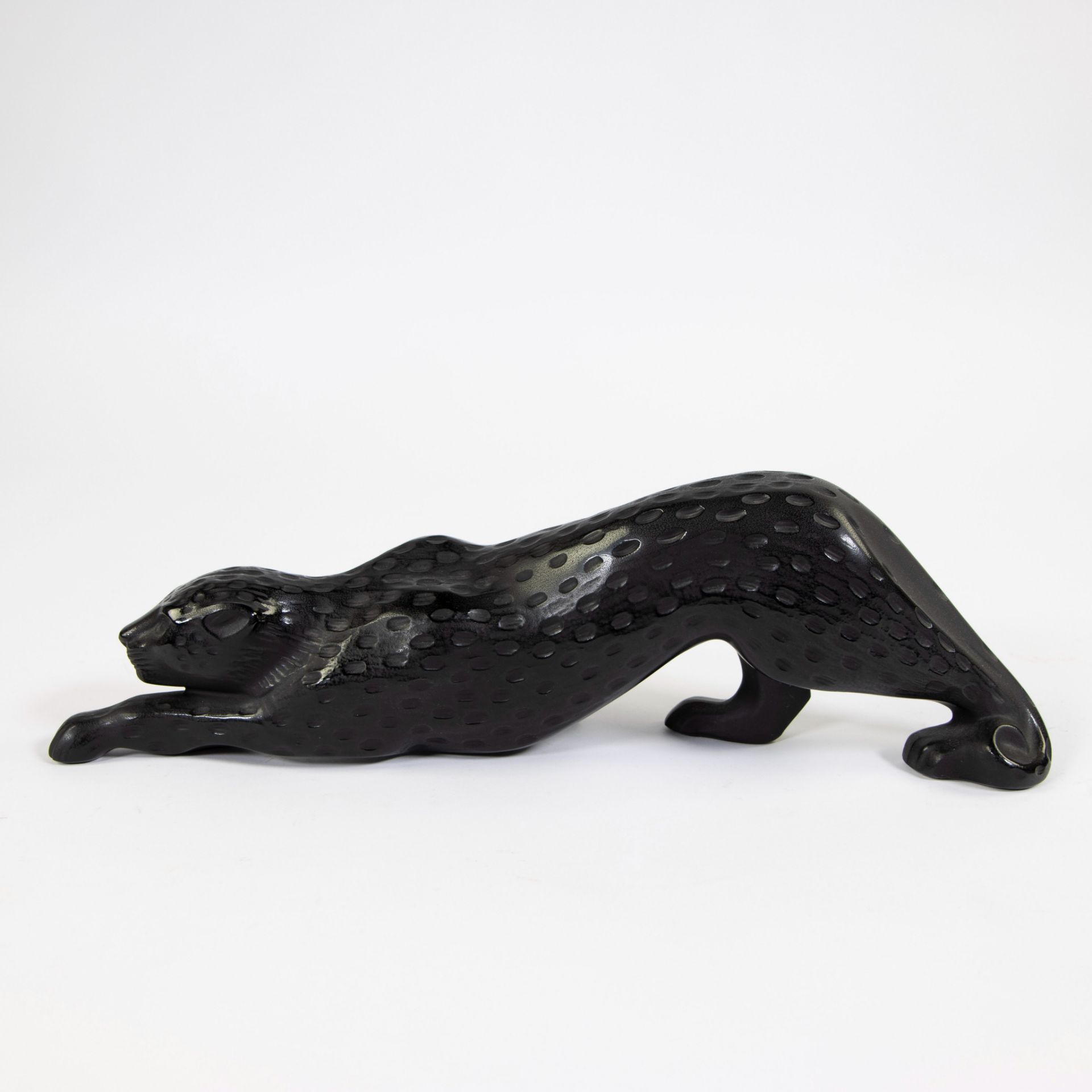 Marie-Claude Lalique, the Zeila Panther black crystal - Image 2 of 6