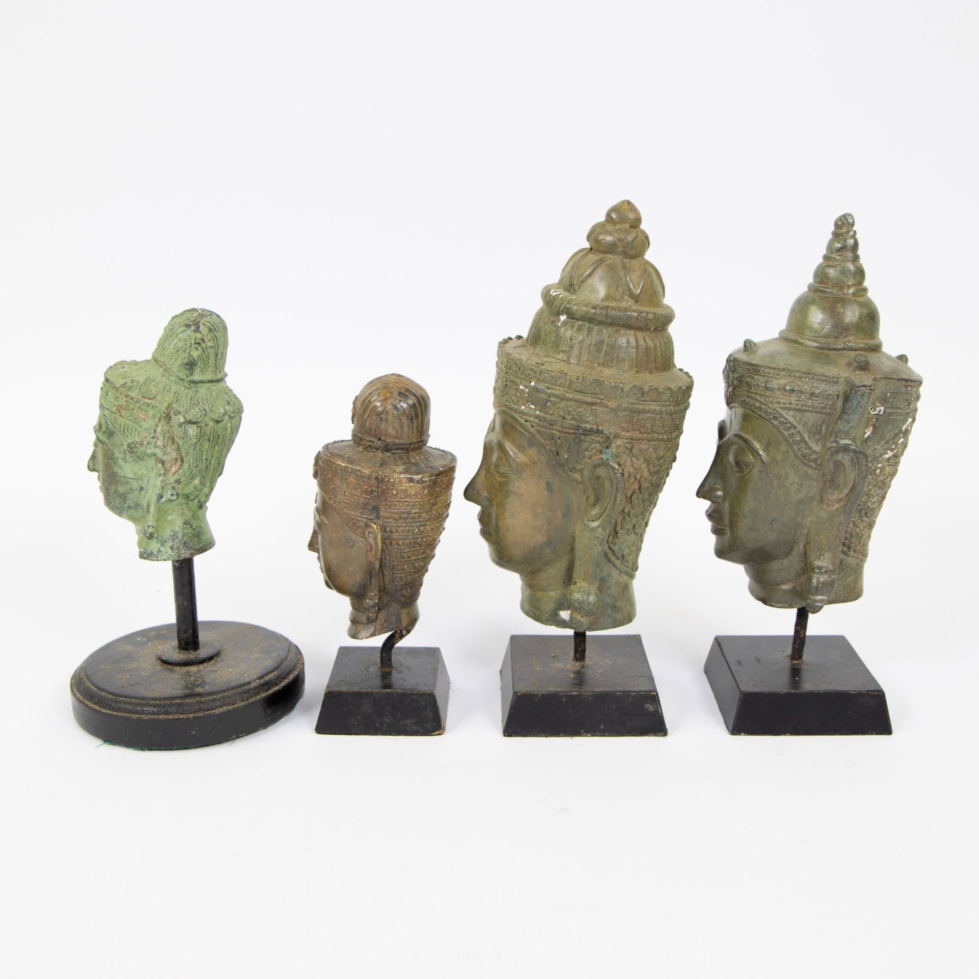 Collection of 4 Thai Buddhas on stand - Image 2 of 4