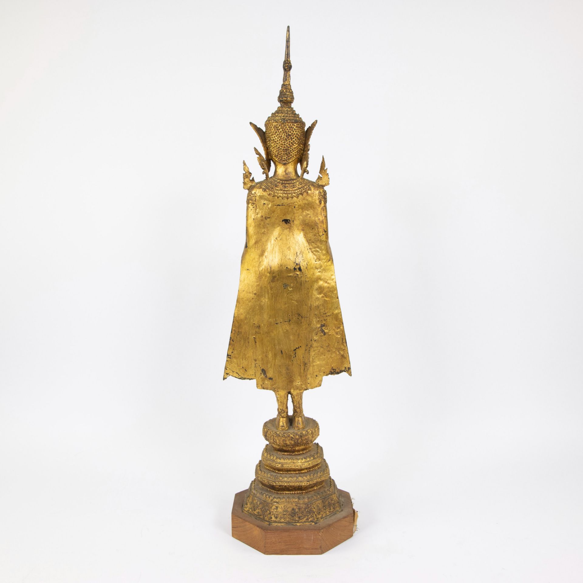 Gilded Rattanakosin standing Buddha, Thailand - Image 3 of 4