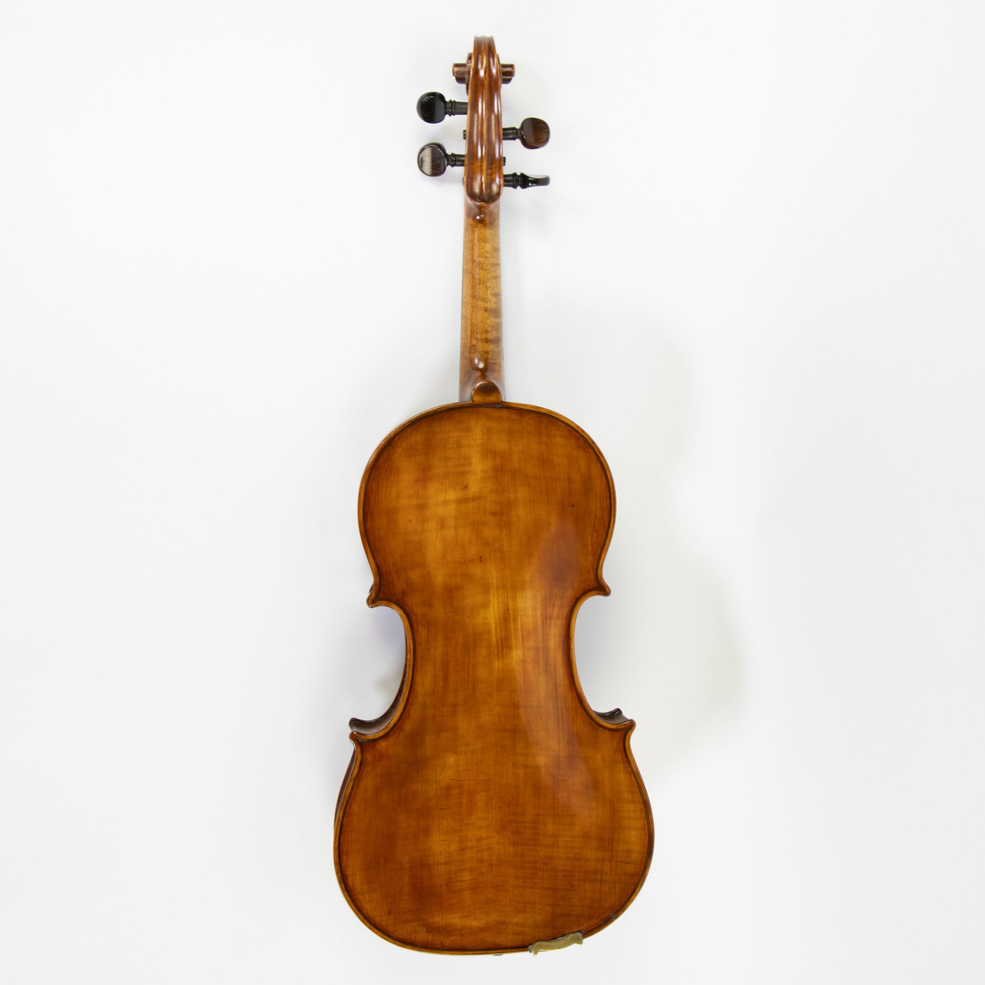 Violin unknown, 356mm, playable, wooden case - Image 3 of 5