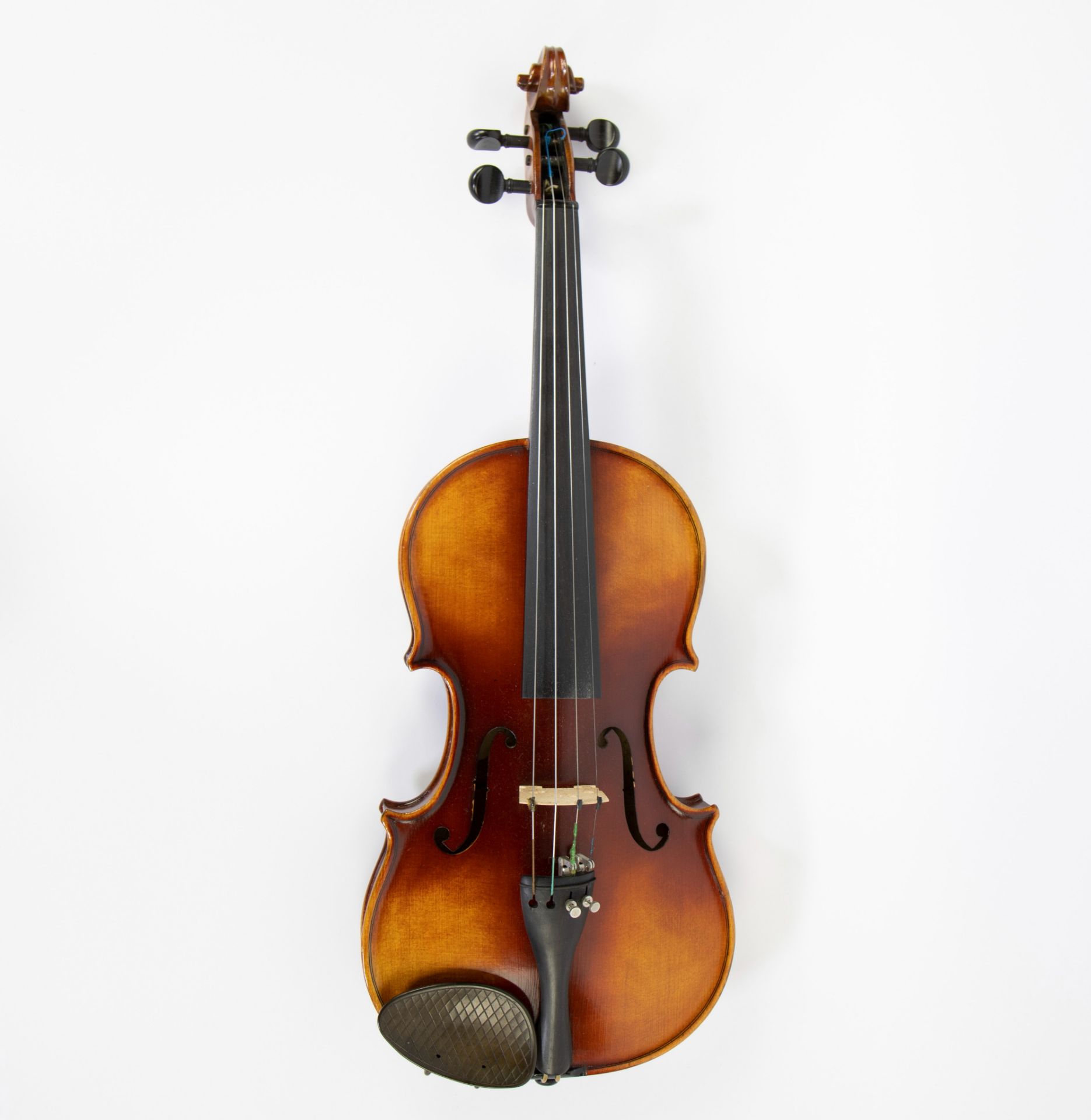 Violin no label, study violin, playable, 356mm, wooden case