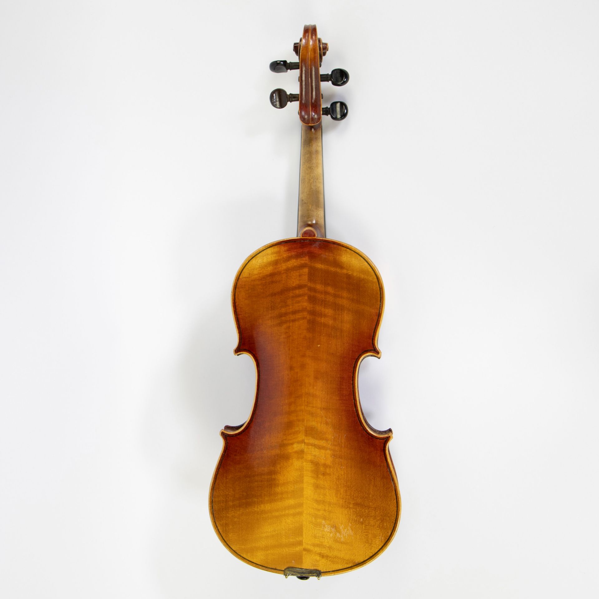 Violin German school, no label, 359mm, case incl. - Image 3 of 5