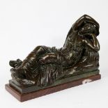 The Sleeping Ariadne, bronze copy after the Hellenistic Pergamene School original of the 2nd century