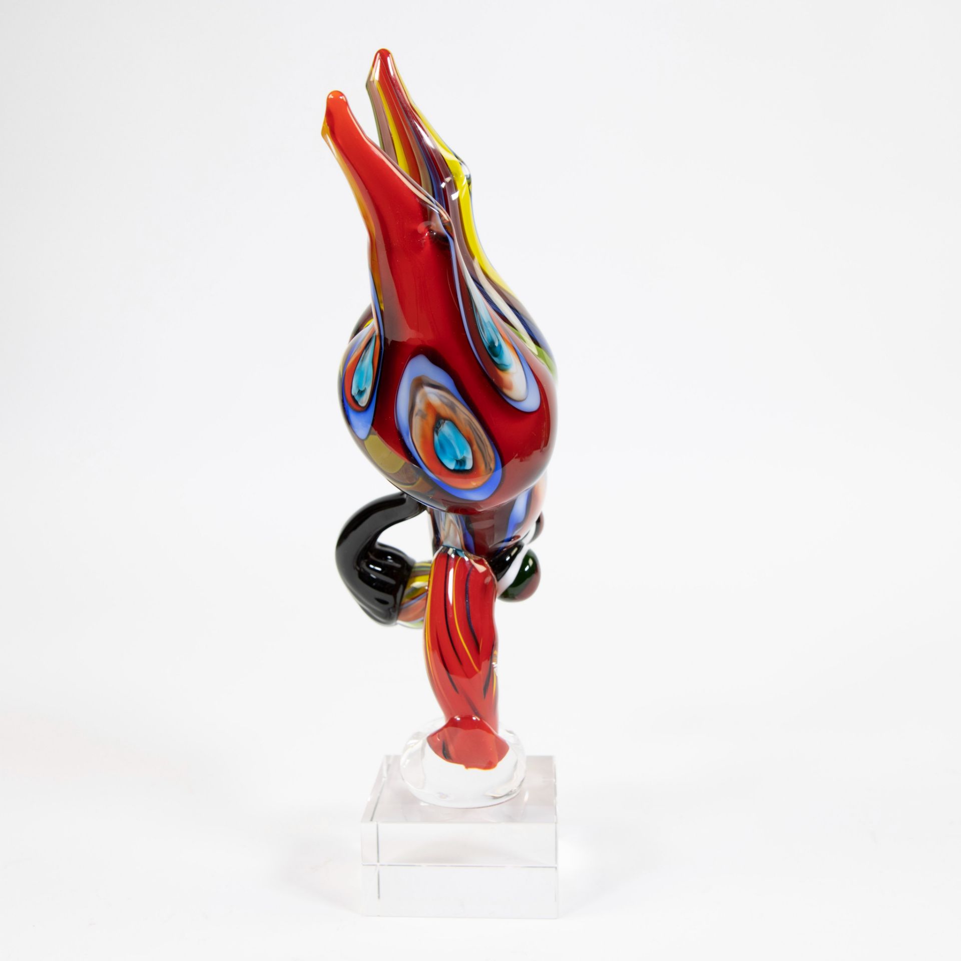 Murano glass sculpture in the style of Nikki De Saint-Phalle - Image 4 of 4