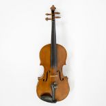 Violin label 'Silvestre et Maucotel, Paris 1905', 358mm, case