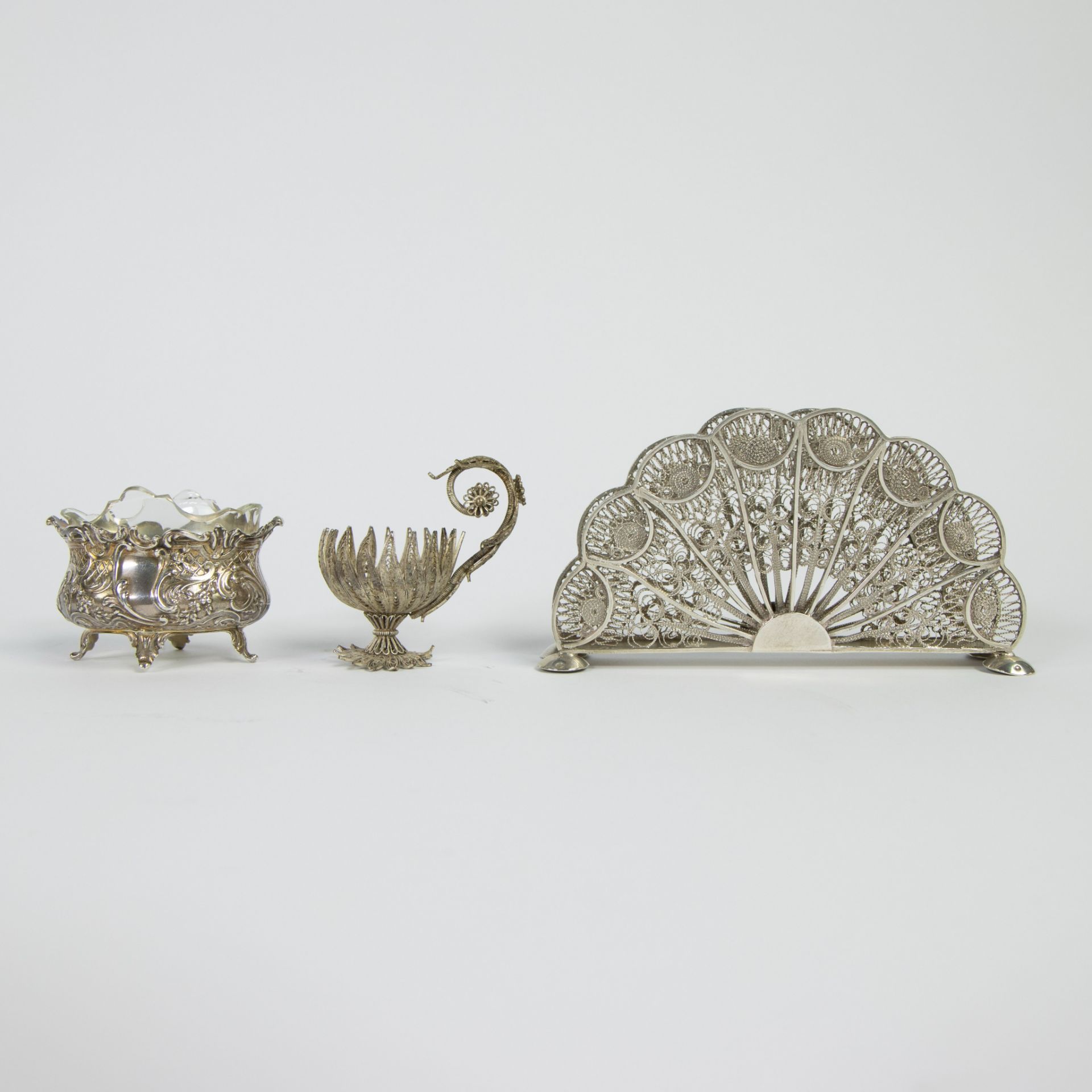 Large collection of miscellaneous Lalique, silver, silver plated and Rosenthal studioline vaas - Image 13 of 13