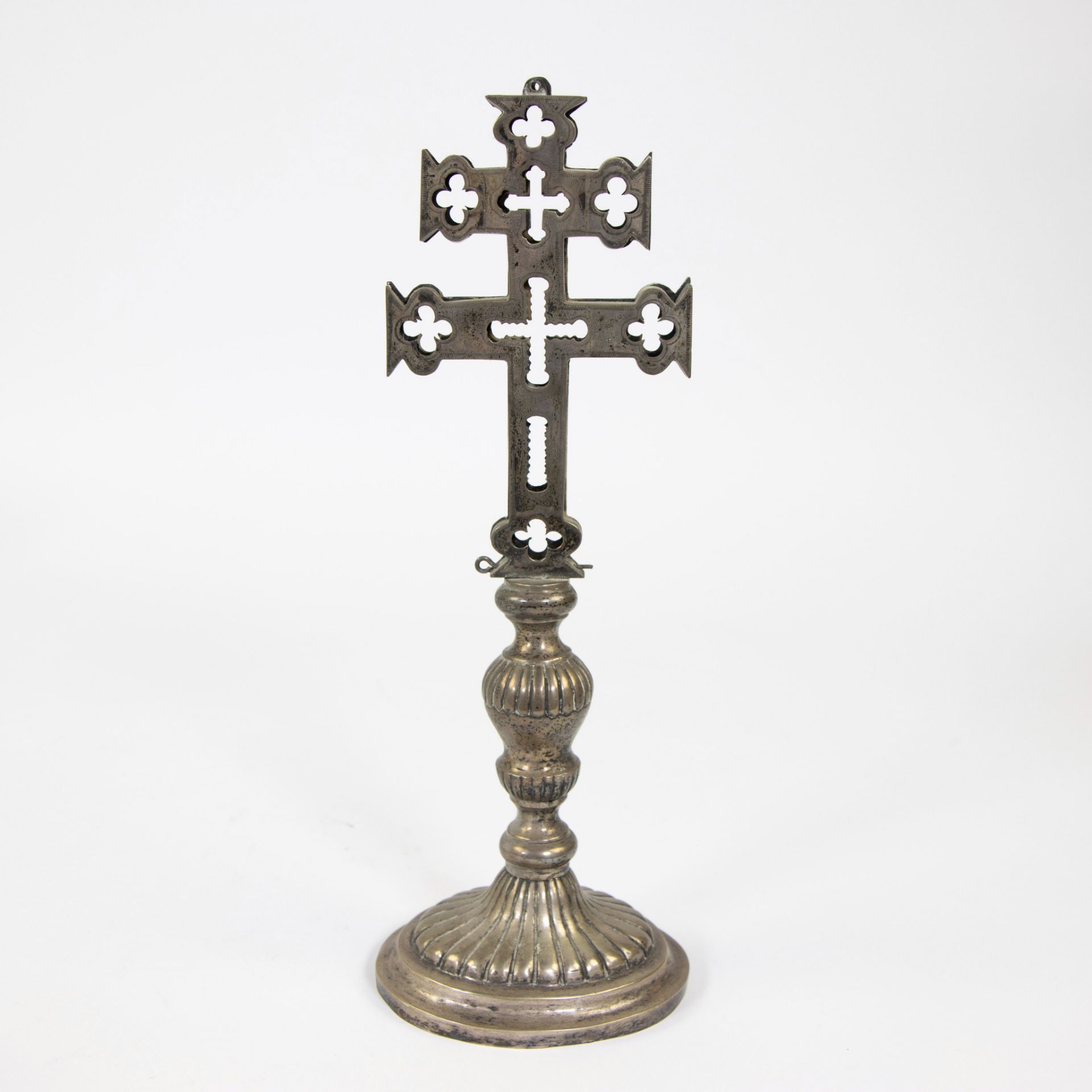 Orthodox cross solid silver 19th century