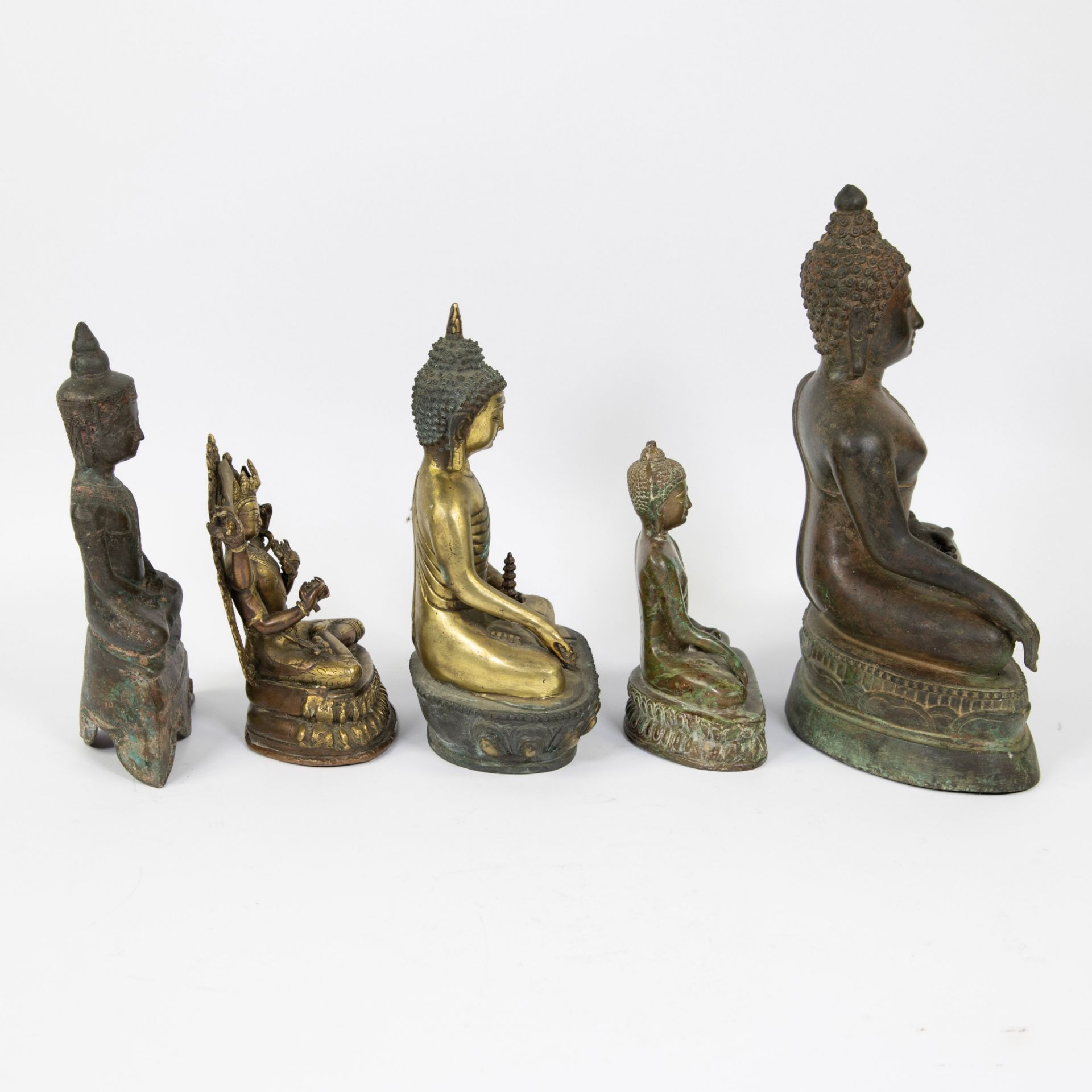 Collection of 5 Buddhas, Thailand - Image 4 of 5