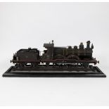 Model of a steam train Locomotive à vapeur du dépôt d'Ath, construction en 1914 by Joseph Delmec, pi