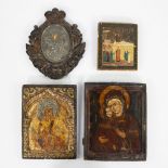 Collection of 4 Russion icons, 19th century