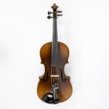 Violin label 'Jacob Schmidbauer, ano 1839', 360mm, playable, wooden case