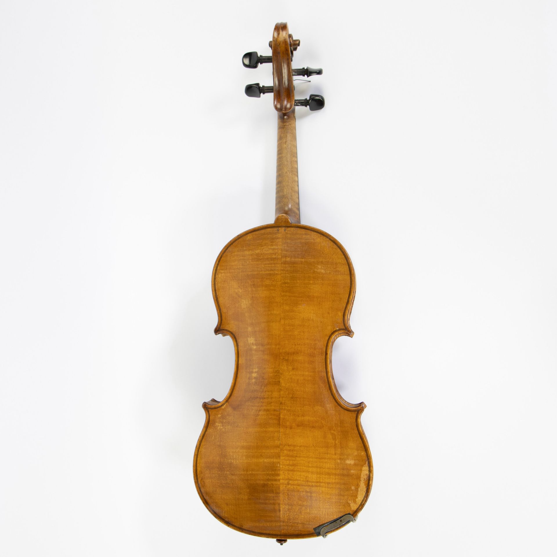 Violin Italian, label 'Corrado Gritti Candi, Cesare Candi, 1927' fire-stamp back inside 'C.Gritti', - Image 3 of 5