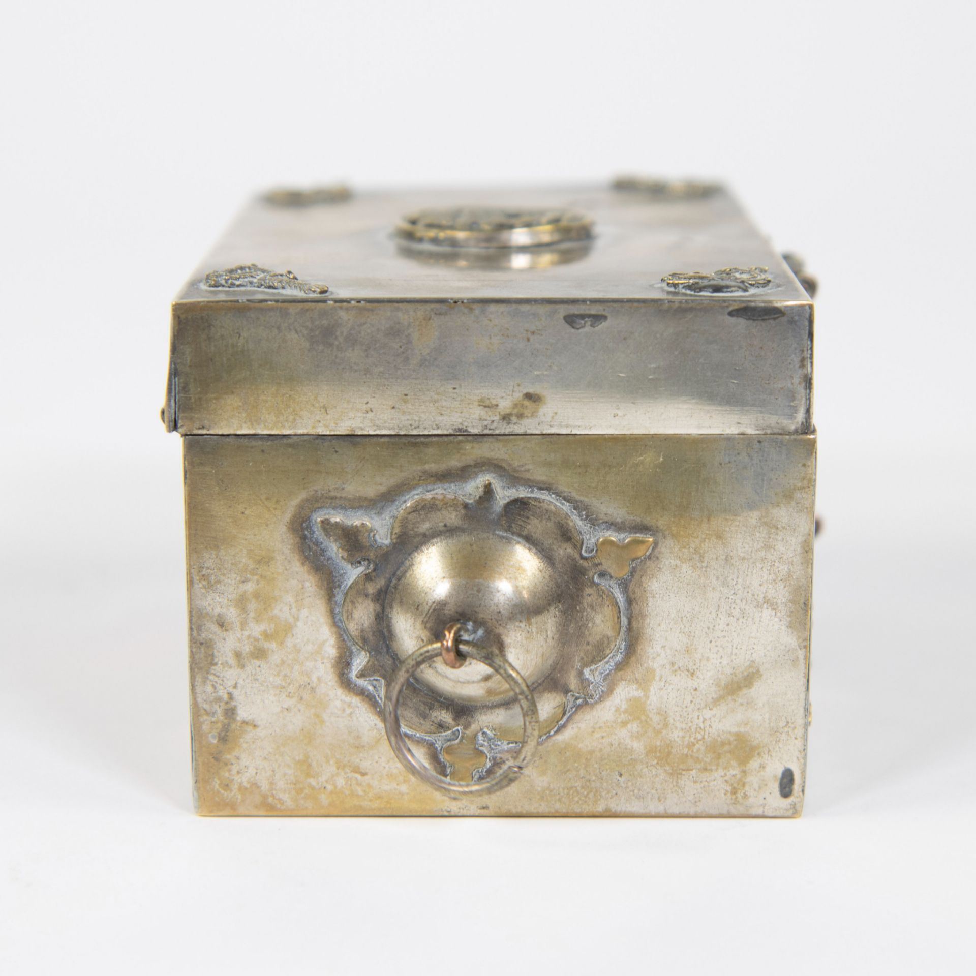 Chinese silver jewelry box - Image 4 of 6