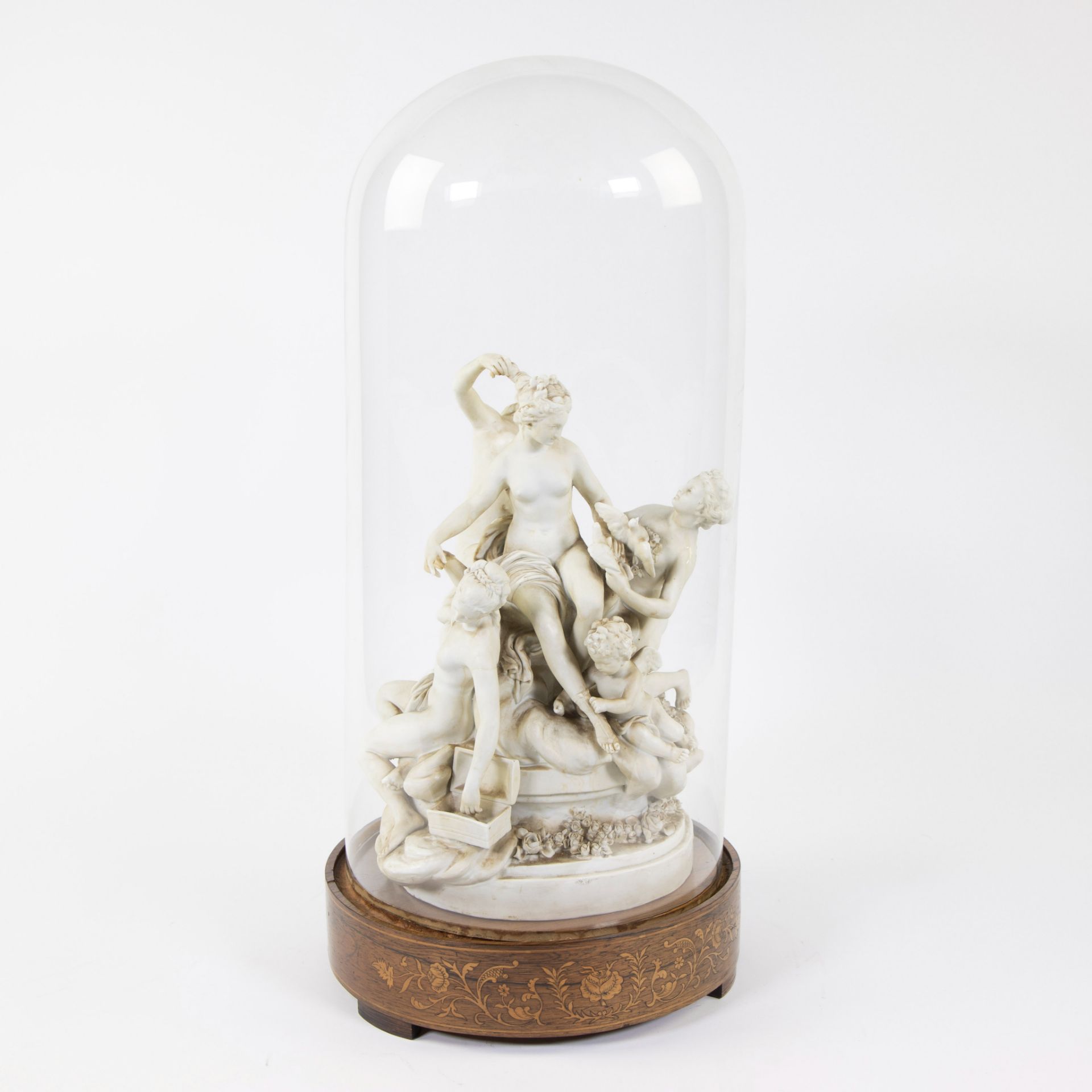 Biscuit group of Venus with putti and nymphs, model by Simon Louis Boizot (1743 - 1809) from the yea