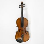 Violin Mirecourt, XIX century, copy Magini, no label, double inlay, 362mm, case