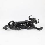 Water buffalo in wood, Asian