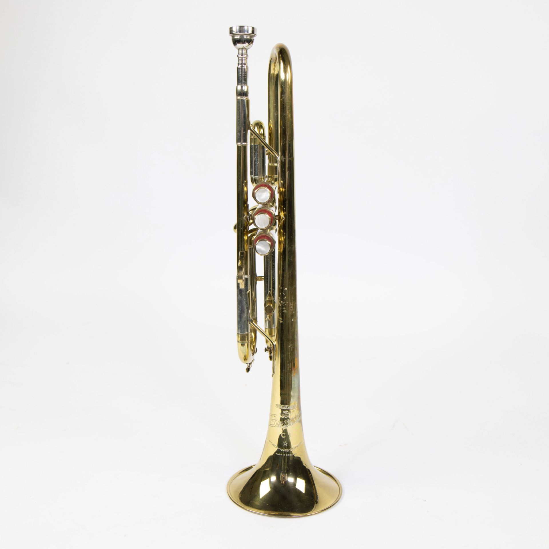 Trumpet Besson C1 London-Paris-New York, made in England with original case - Image 2 of 3