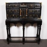 Antwerp cabinet in ebony 17th century