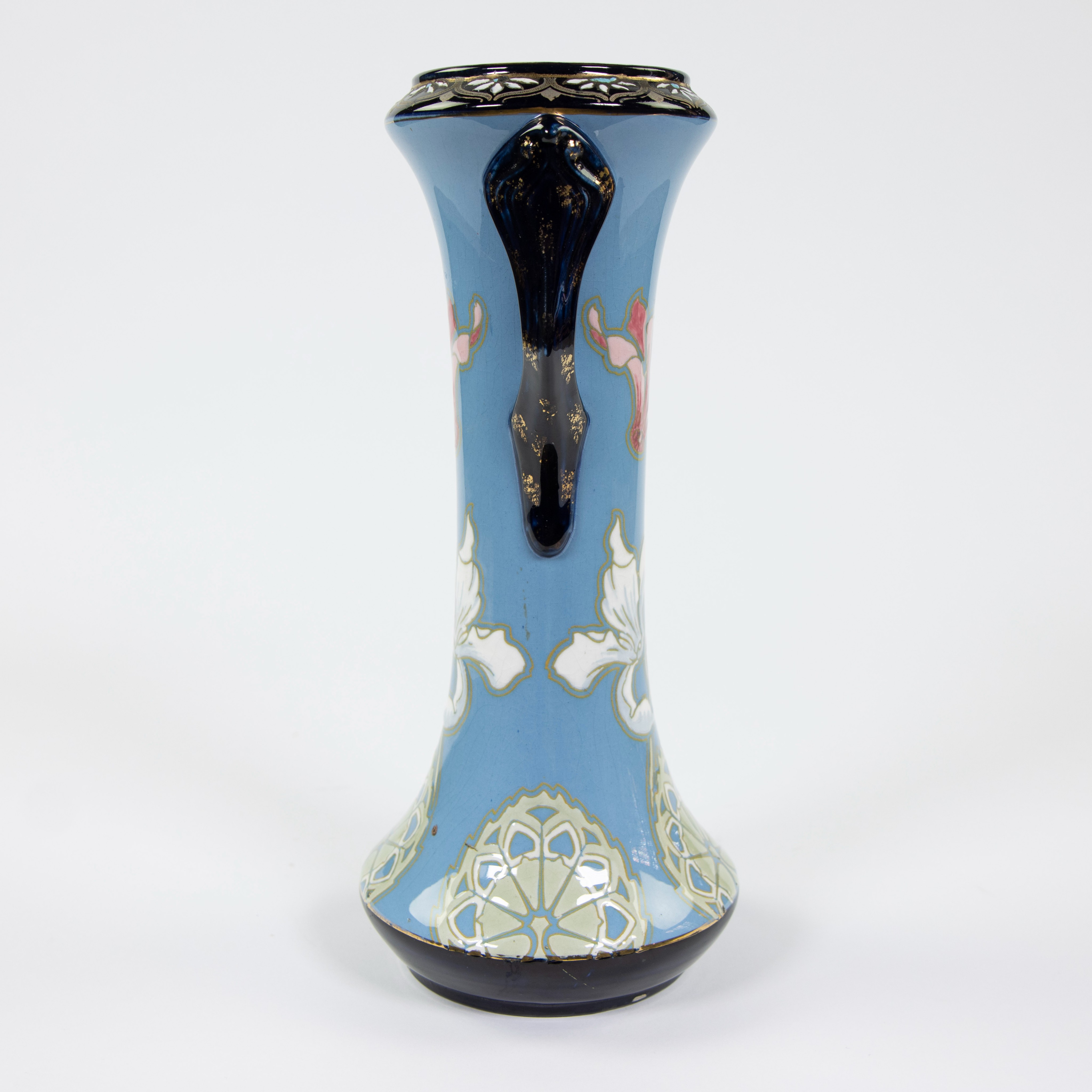 Art Nouveau vase Boch Keramis 240, marked. - Image 2 of 5