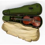 Belgian Violin handmade by Lucien Dolphyn, with violin case and bow
