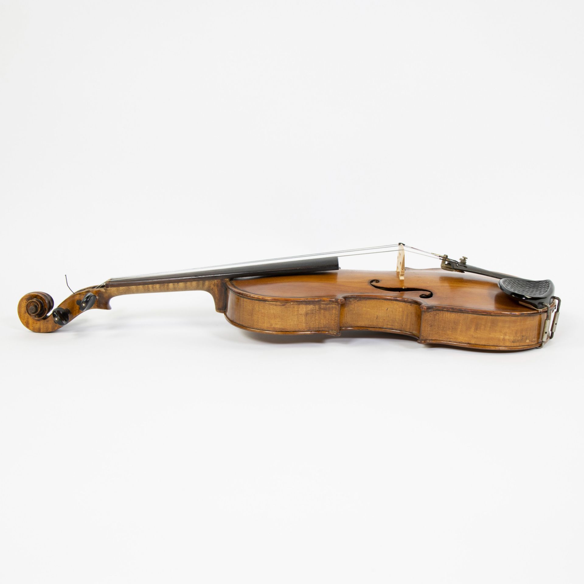 Violin Italian, label 'Corrado Gritti Candi, Cesare Candi, 1927' fire-stamp back inside 'C.Gritti', - Image 2 of 5