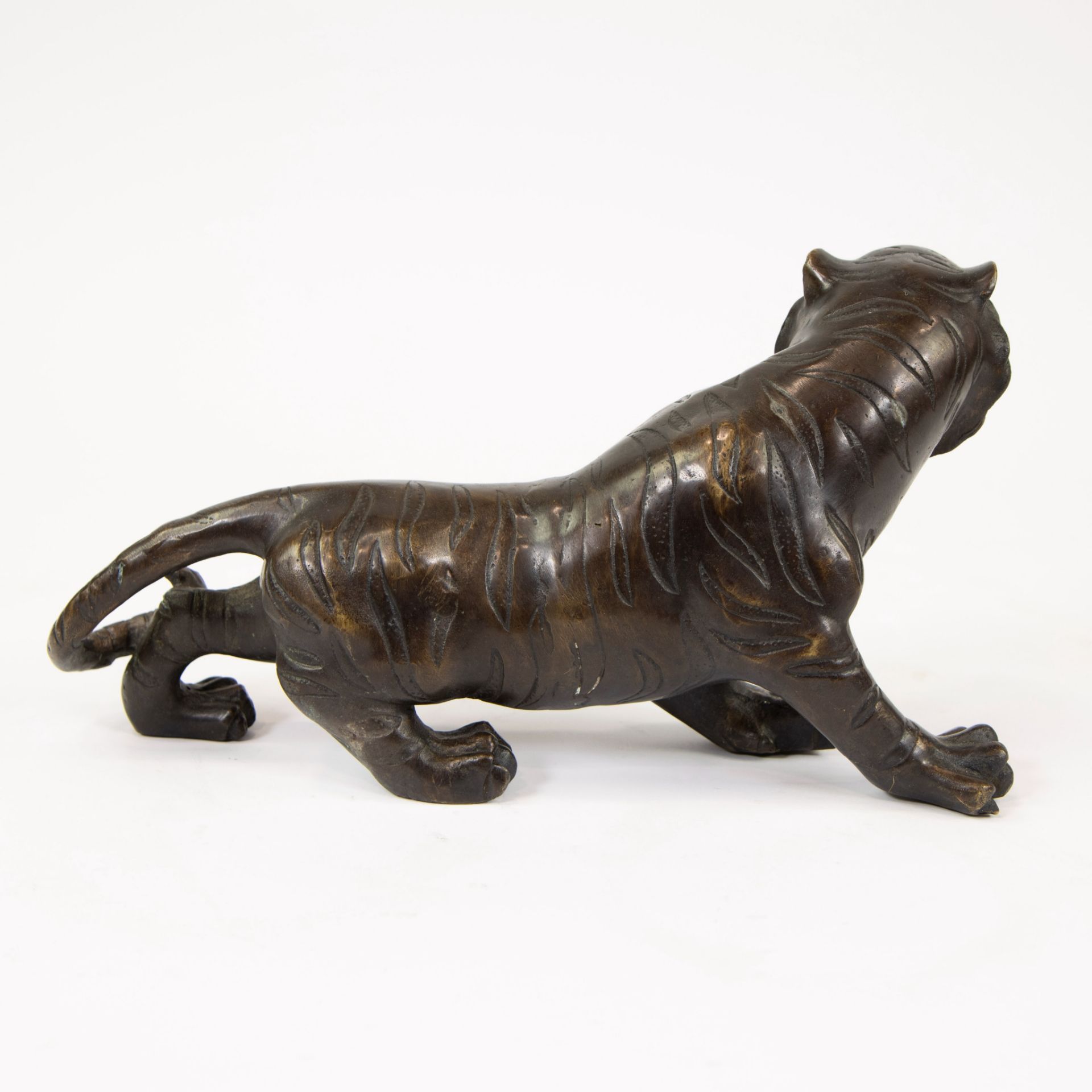 Bronze tiger, not signed. - Image 4 of 5