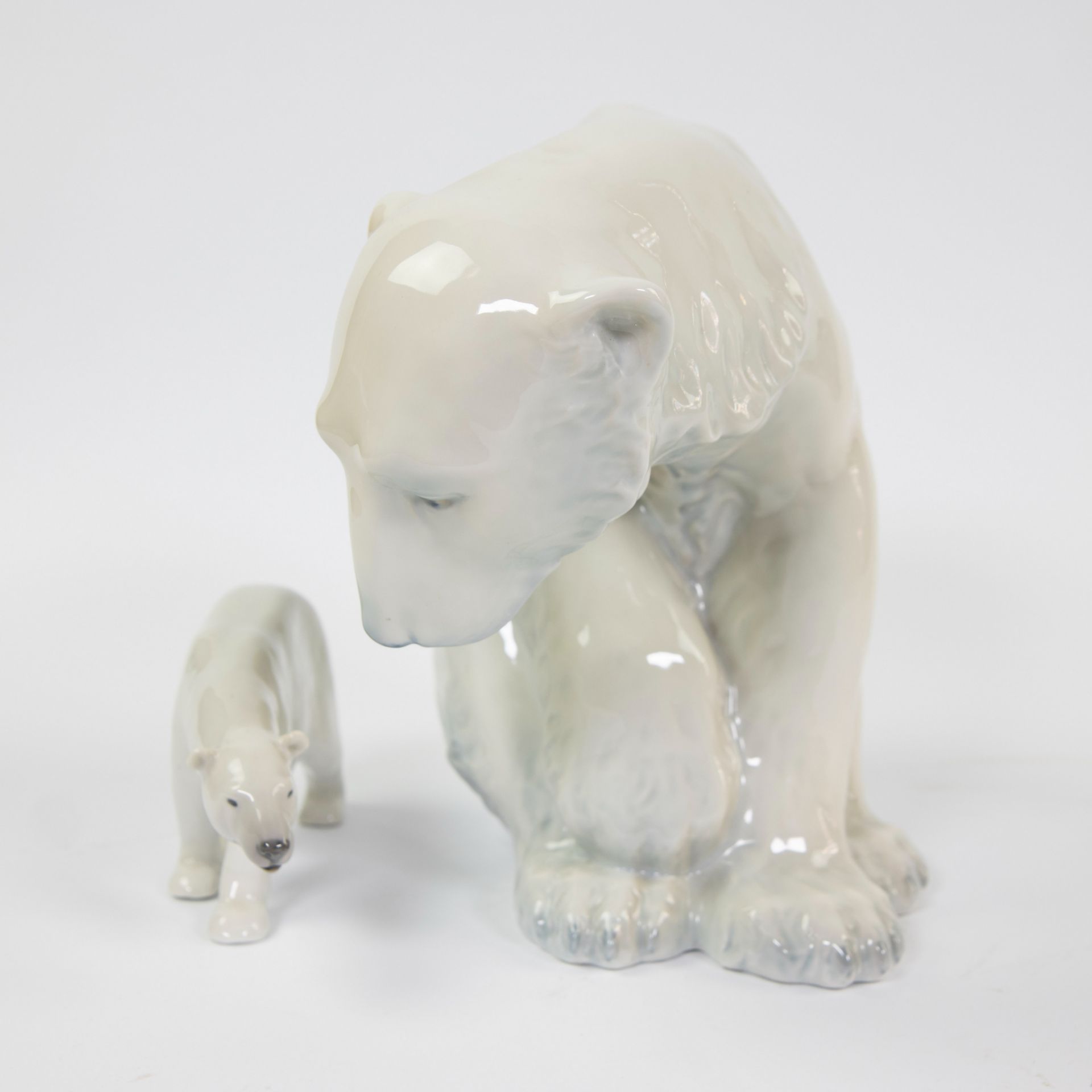 2 porcelain bears, Norway (Porsgrunn), marked. - Image 5 of 8