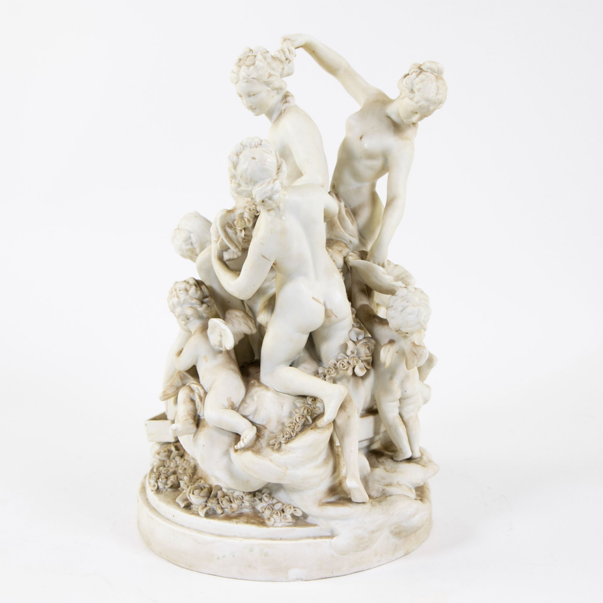 Biscuit group of Venus with putti and nymphs, model by Simon Louis Boizot (1743 - 1809) from the yea - Image 3 of 5