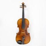 Violin Copy, label'Giovan Paolo, Maggini, Brescia, 1715', 357mm, playable, wooden case