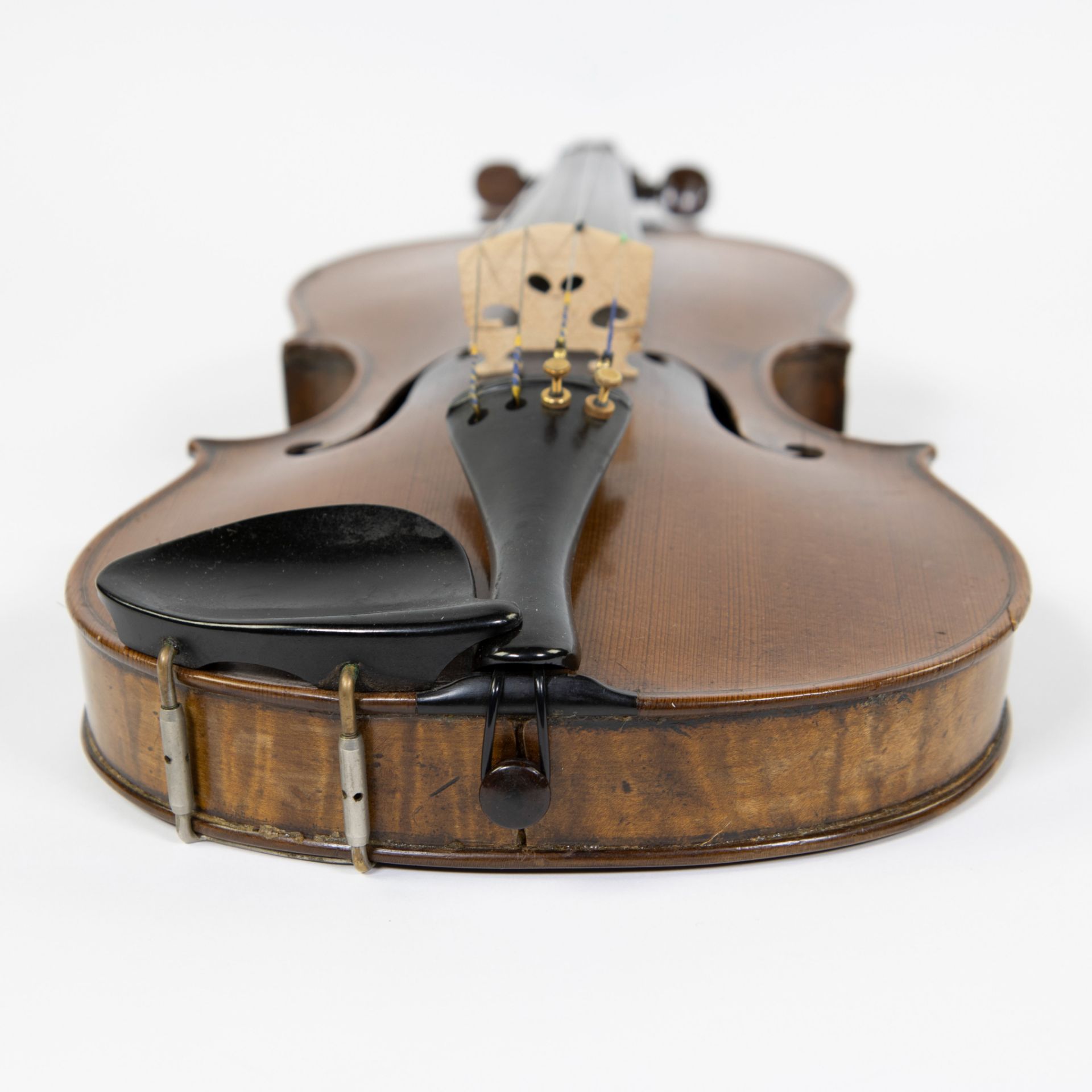 Violin 4/4, maker unknown, playable, case incl. - Image 5 of 5