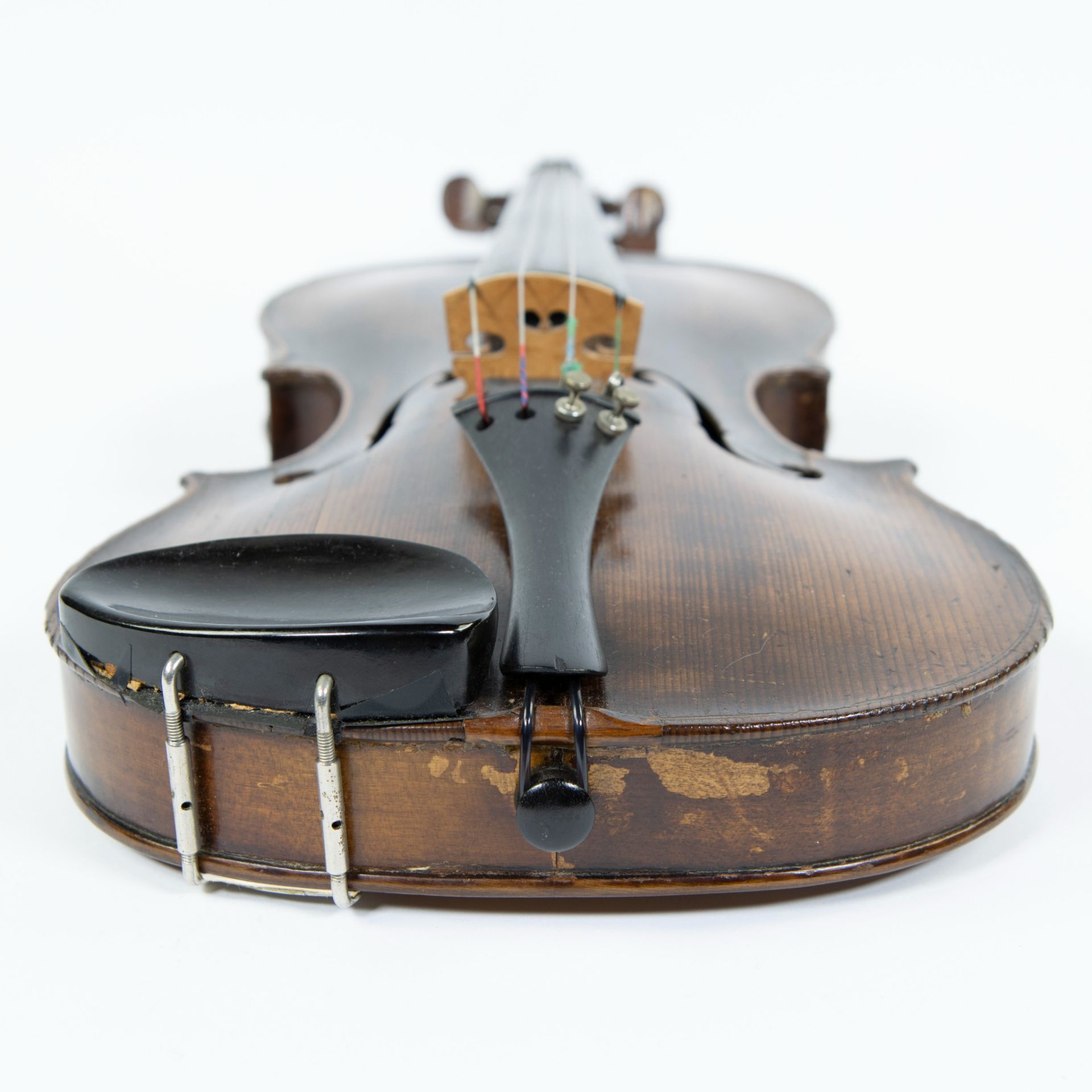 Violin copy Stainer, cracks top restored, 359mm, case incl. - Image 5 of 5
