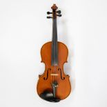 Study violin, no label, playable, 357mm, case incl.